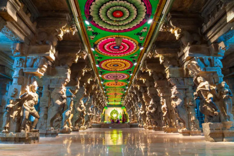 Thousand pillar hall, Meenakshi Temple, Madurai