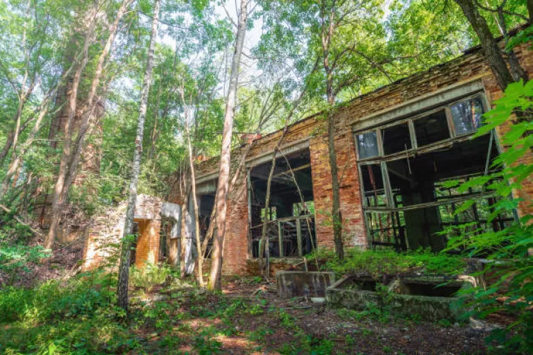 Boiling System Building at Duga Radar Village - Chernobyl Exclusion Zone, Ukraine