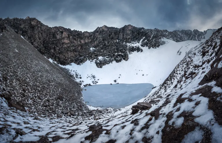 Roopkund Lake, also known as Skeleton Lake