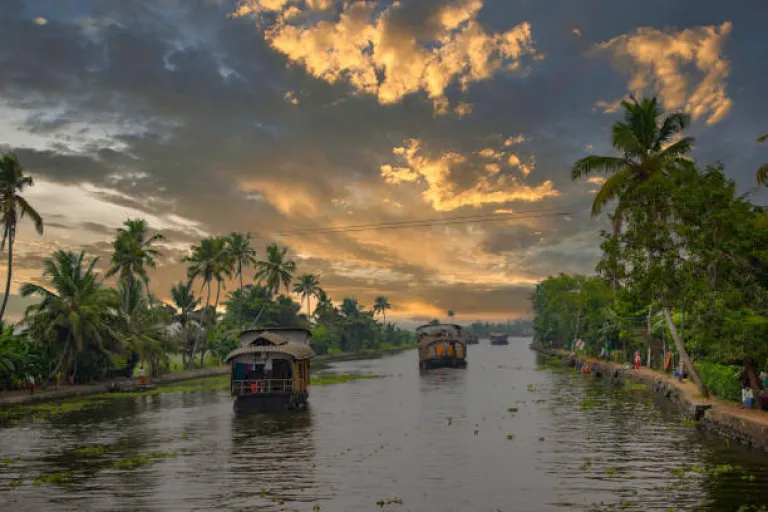 Alleppey in Monsoon