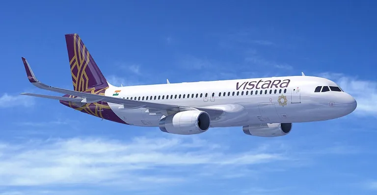 Vistara Airlines Free in-flight Wifi