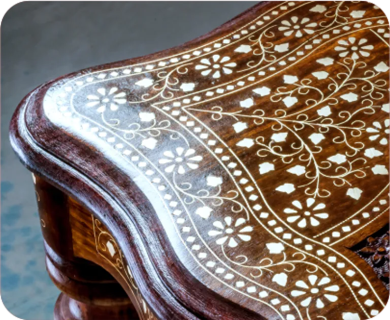 Mysore Rosewood Inlay Work