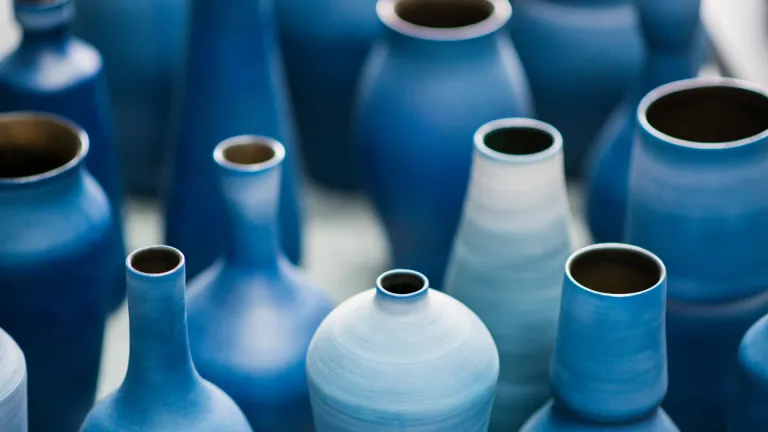 Blue Pottery