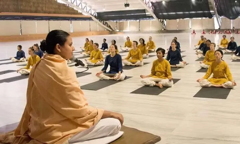 Activities at Isha Foundation Yoga and Meditation in coimbatore