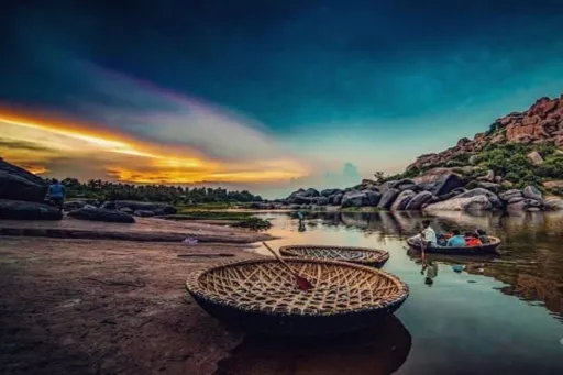 image for article Coracle Ride Hampi - Everything You Need to Know! 