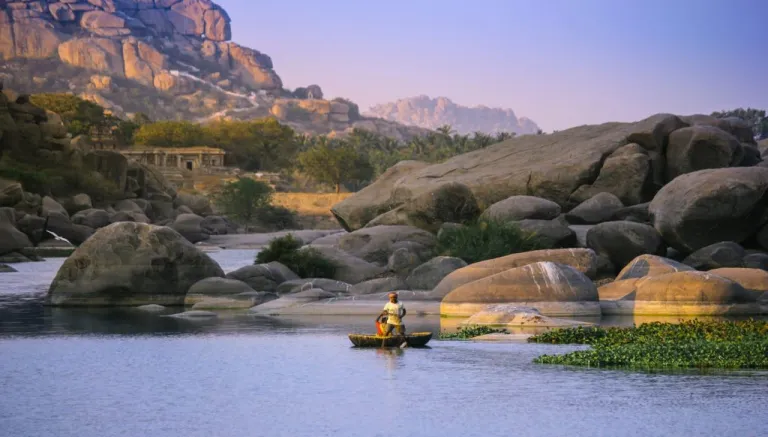 Coracle Ride at Anegundi Village