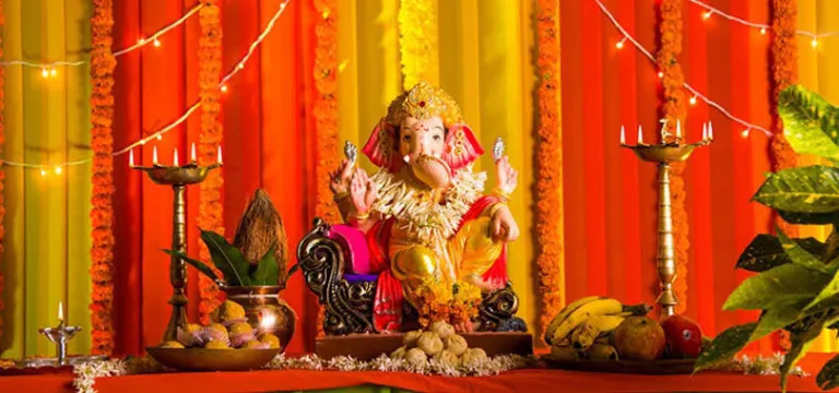 Home decor for ganesh chaturthi