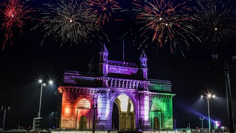 New year at Gateway of India, Mumbai