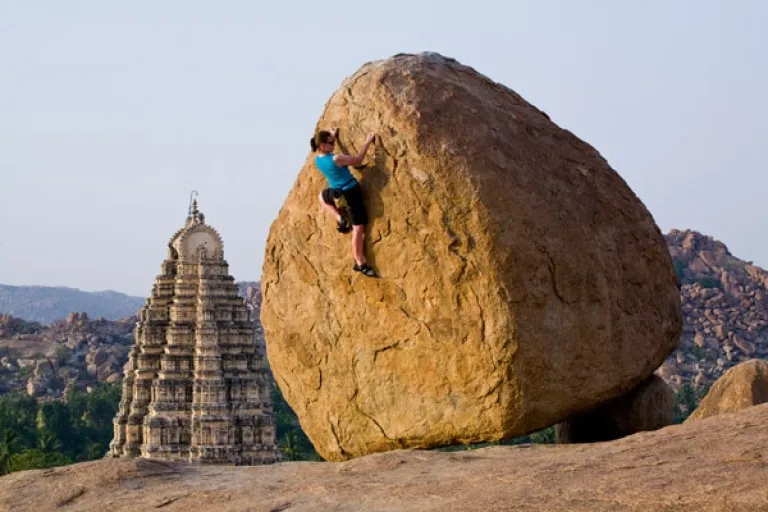 Rock Climbing in Hampi