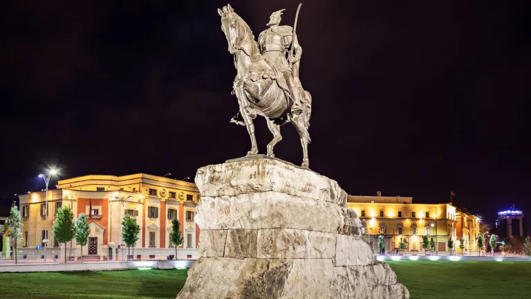 Skanderberg Statue, Albania