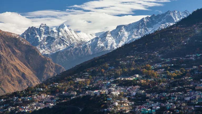 Joshimath town in Uttarakhand