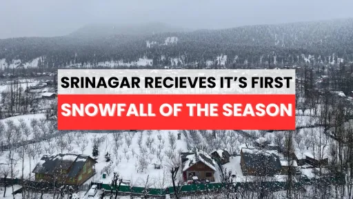 image for article Srinagar Welcomes Winter with its First Snowfall of the Season