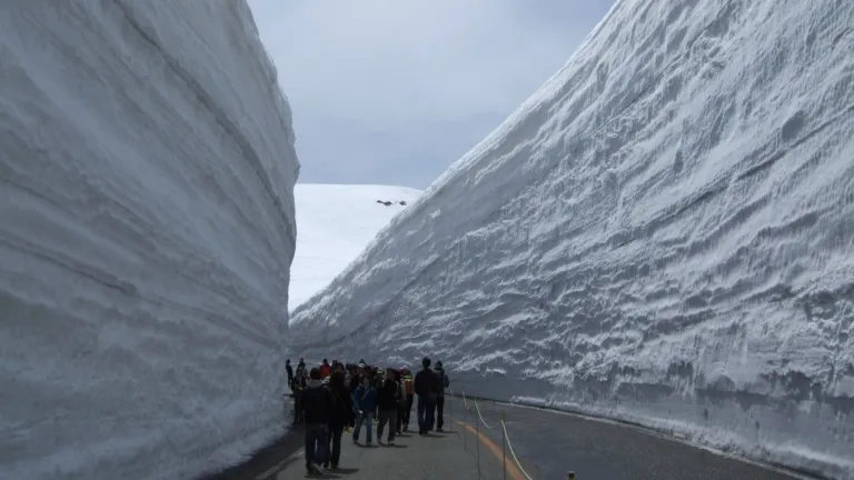 Snow corridor in Tateyama KurobeBy Uryah - Own work, CC BY-SA 3.0