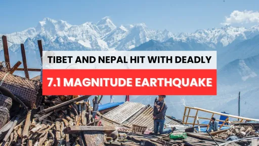 image for article Powerful Earthquake Hits Nepal and Tibet: Tremors Felt Across India