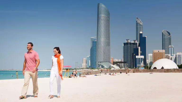 Corniche beach, Abu Dhabi