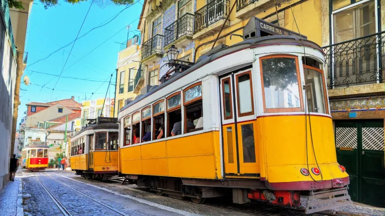 Tram in Lisbon