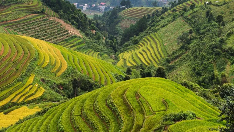 Mountains in Sapa, Vietnam