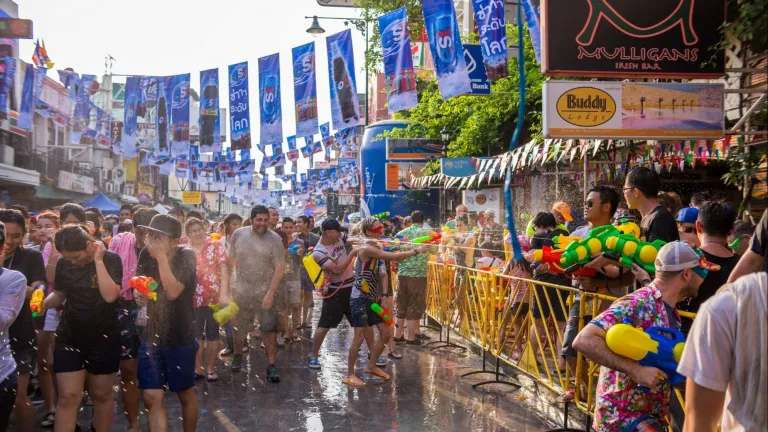 Songkran at Khao San road