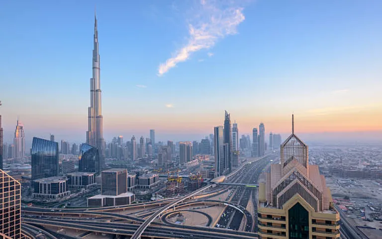 Touchdown in Dubai