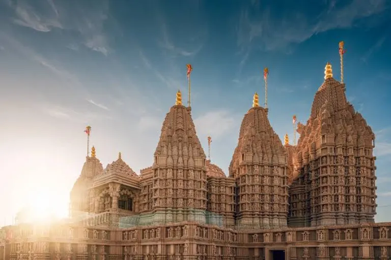 The Hindu Temple in Abu Dhabi, also known as the BAPS Hindu Mandir