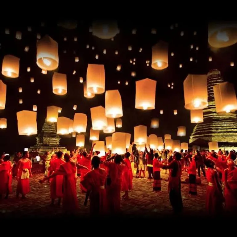 Sky Lantern at the Yi Peng Festival