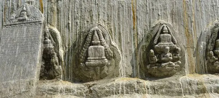 Ancient Stone Carvings of Chabahil