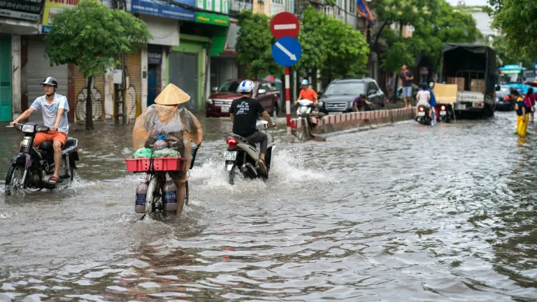 Hanoi flooded after heavy rains