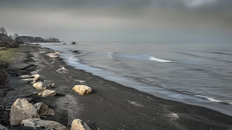 Black-sand beach, Lankaran