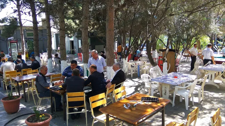 Traditional board game cafe, Sumqayit