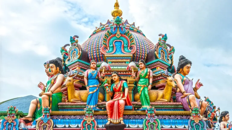 Hindu temple in Little India