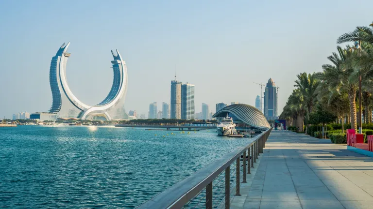 Lusail park promenade, Doha, Qatar