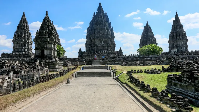 The Prambanan Temples in Indonesia