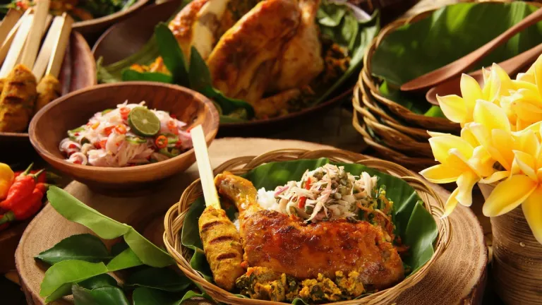 Nasi Campur and Ayam Betutu