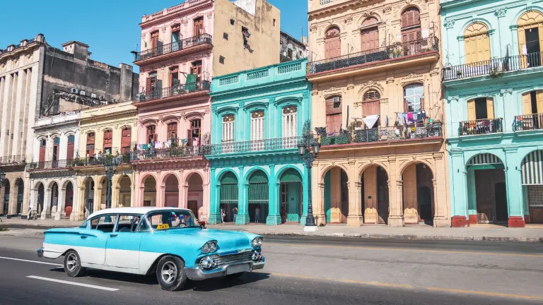 Old Havana downtown street