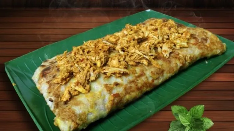 Chicken murtabak at Zam Zam