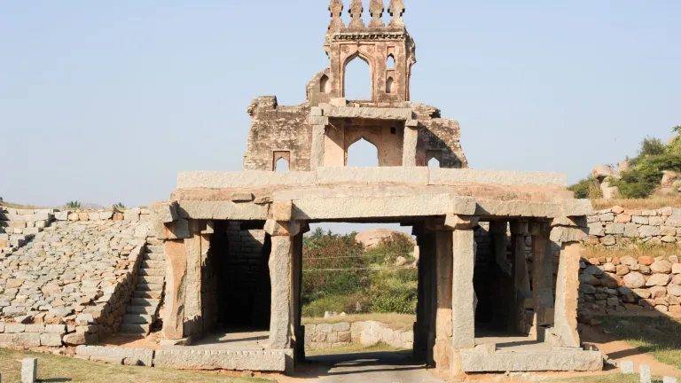 Talarigatta gate at Hampi