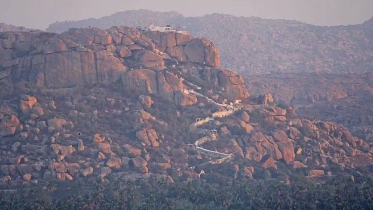 Hanuman Temple in Hampi, Anjaneya hill