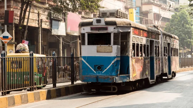 Heritage tram ride