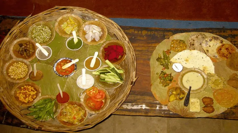 Traditional Gujarati Thali at Vishalla