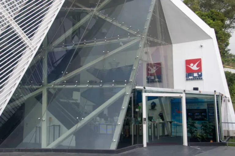 IFly Indoor Skydiving located in Sentosa island