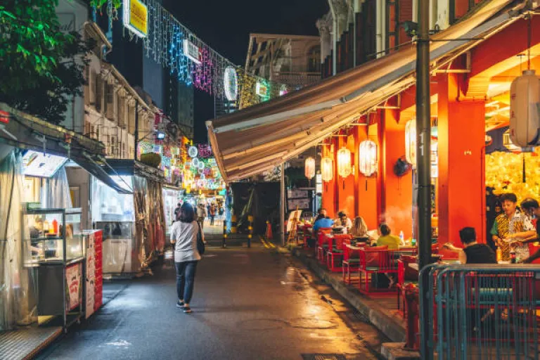 Chinatown Street Market in Singapore 