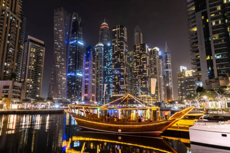 Dhow Cruise in Dubai Marina