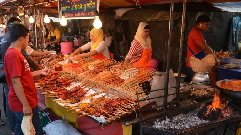 Street food at Krabi Night Market