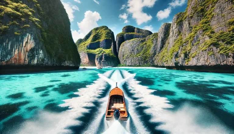 Take a Speedboat to Maya Bay.