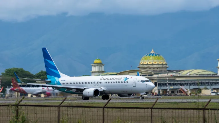 Indonesian airlines flight