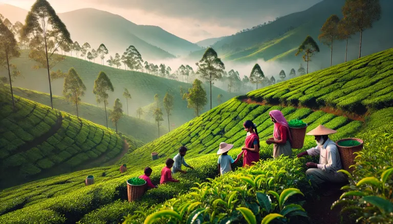 Wander Through Endless Tea Gardens