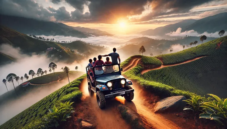Experience the Bumpy Jeep Safari to Kolukkumalai