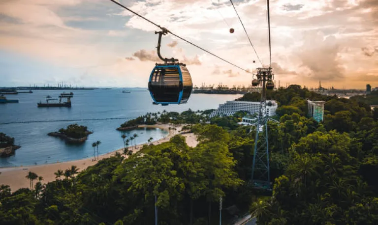 Cable Car Ride in Singapore 