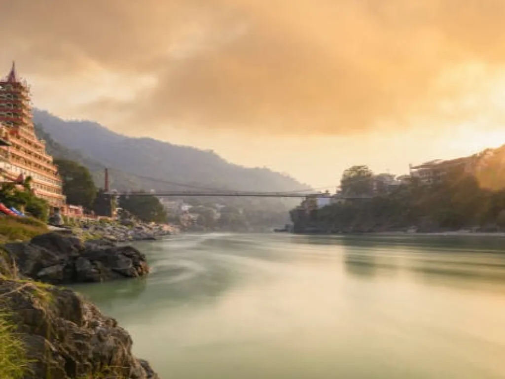 The amazing view of Rishikesh, Uttarakhand