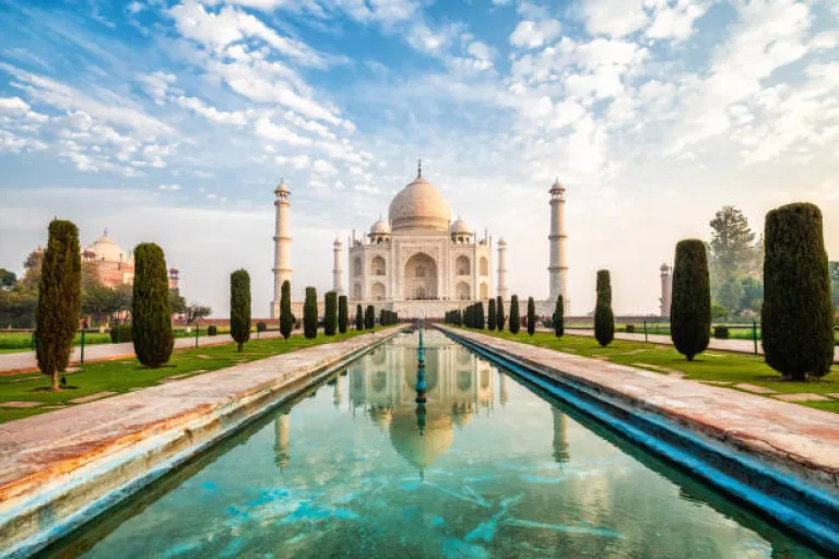 Taj Majal at Sunrise in Agra